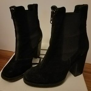 Heeled Suede Boots | OAK